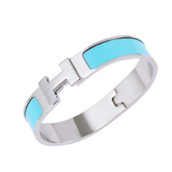 Clic H Bracelet Jewelry - New! Clic H Bracelet Sky Blue and Silver